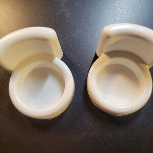 Fisher Price Little People Chairs Furniture No Arms White